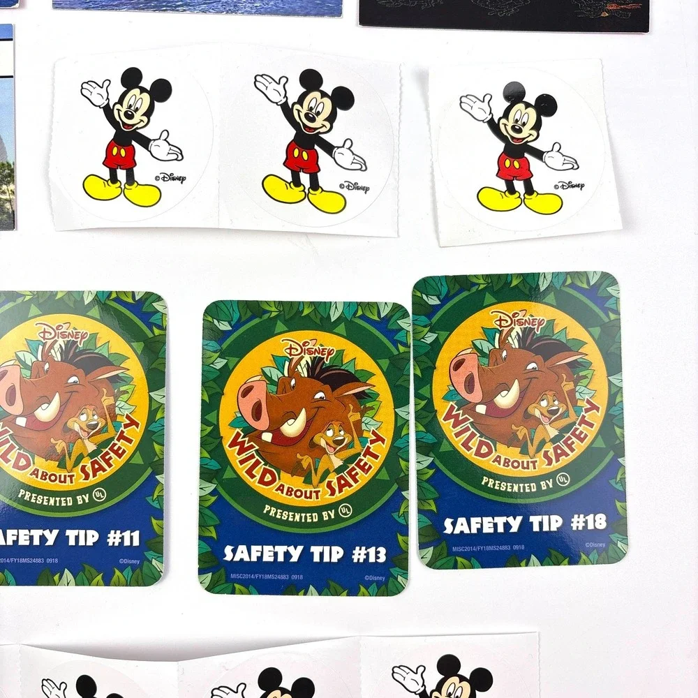 WDW 7 Transport Collection Cards Monorail Watercraft Skyliner 4 Timon Pumba Wild